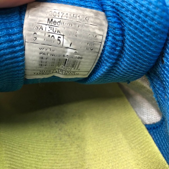 Brooks Sneakers Womens 9 Adrenaline GTS 15 Running Blue Silver Running Shoes - Picture 7 of 7